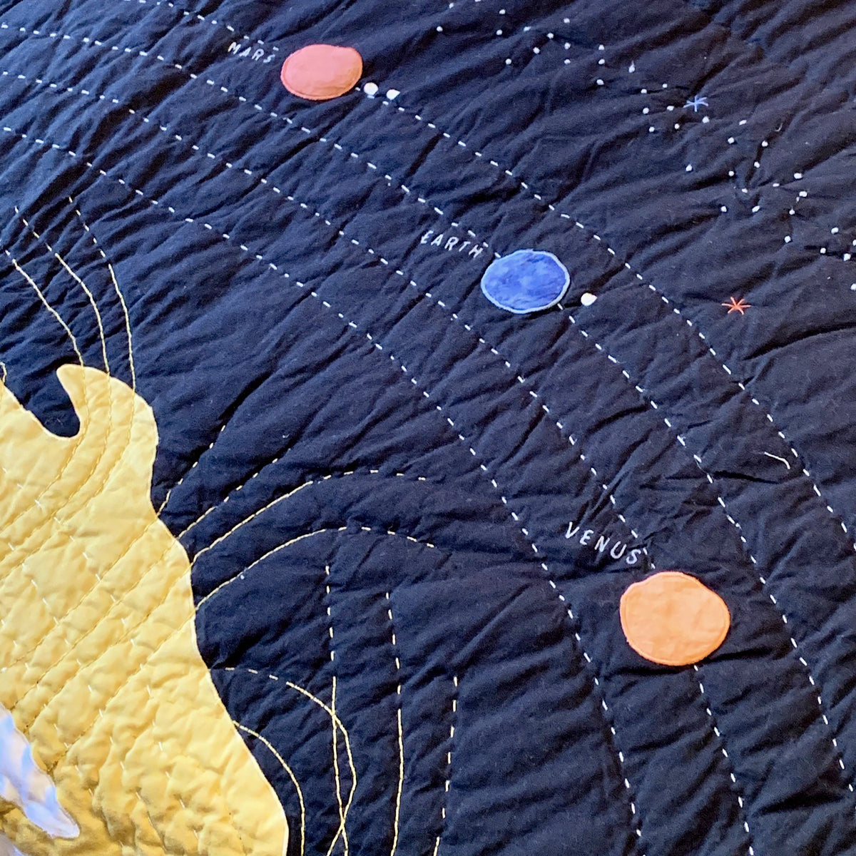 Solar system quilt Fini
