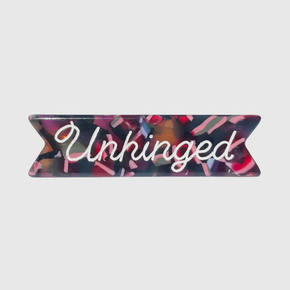 Acetate hair clips