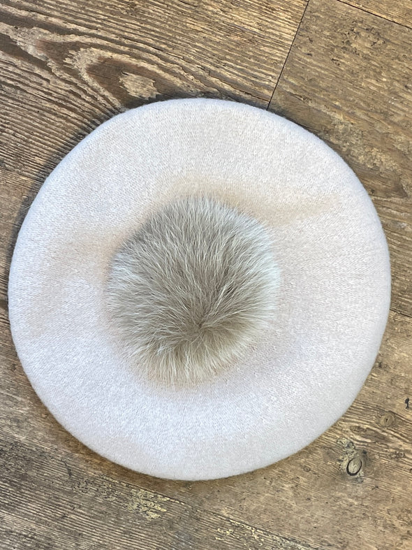 Czech made Pom Pom beret