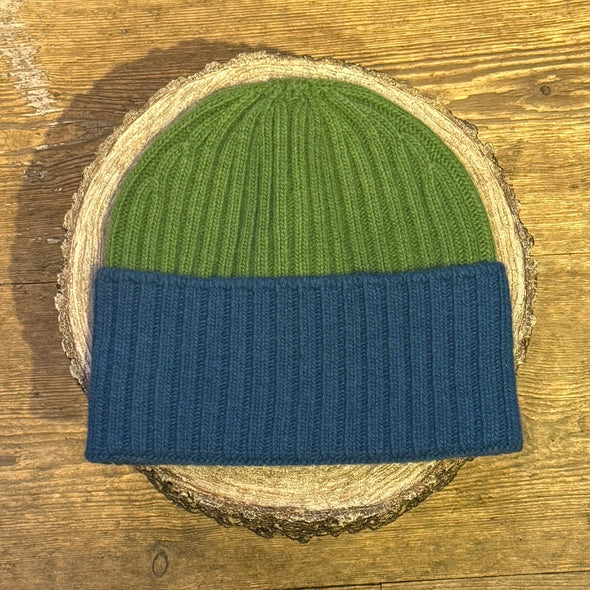 Spanish made wool two tone hat