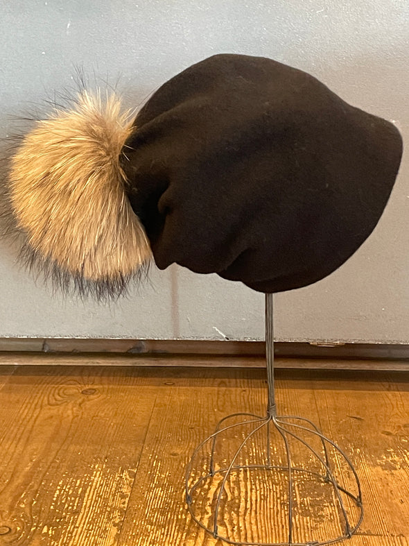 Czech made Batis large pom hats