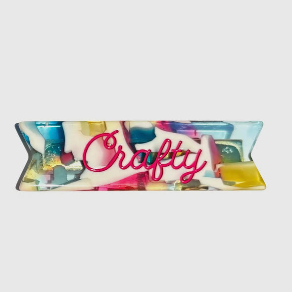 Acetate hair clips