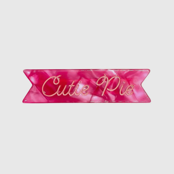 Acetate hair clips