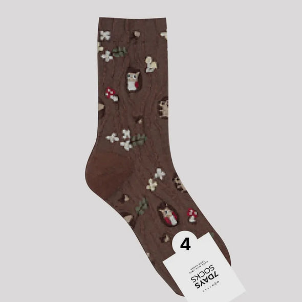 Cotton blend crew socks