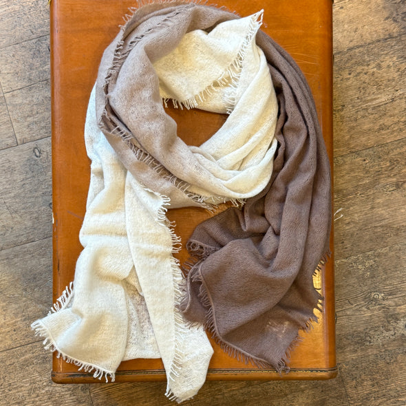Ombre cashmere wraps