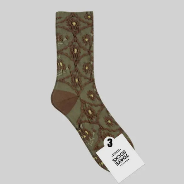 Cotton blend crew socks