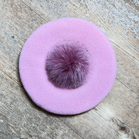 Czech made Pom Pom beret