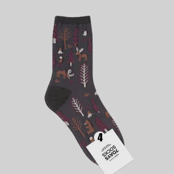 Cotton blend crew socks