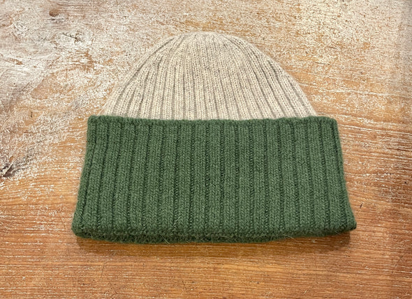 Spanish made wool two tone hat