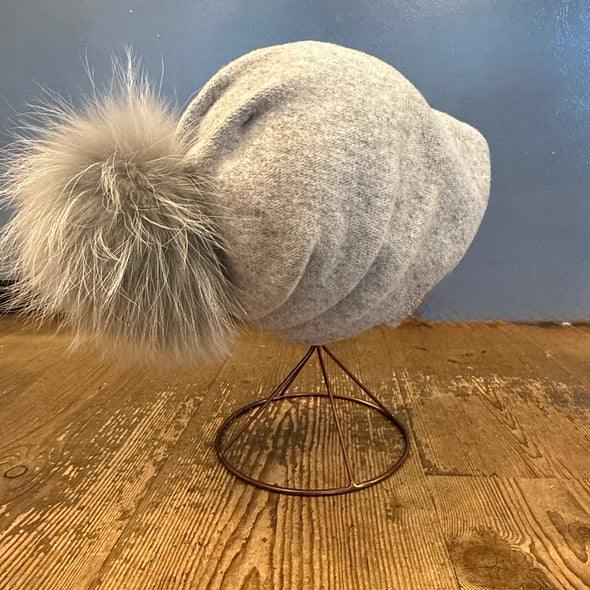 Czech made Batis large pom hats