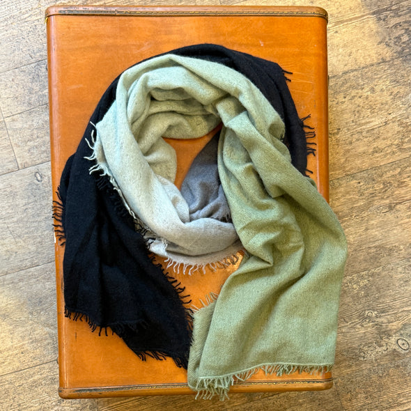 Ombre cashmere wraps