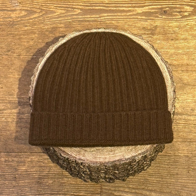 Narrow cuff cashmere blend knit cap