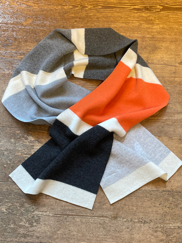 Scottish wool wide Palette scarf