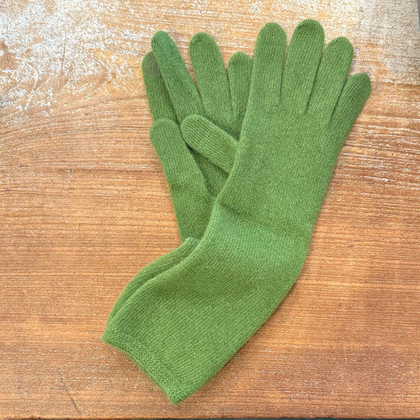 Spanish made long cashmere blend gloves