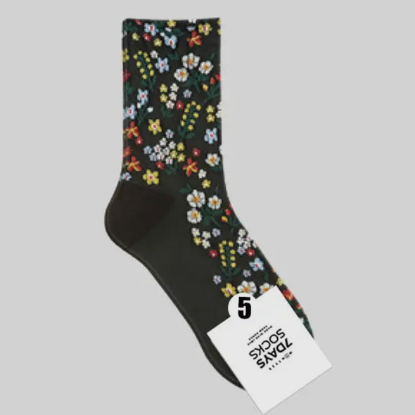 Cotton blend crew socks