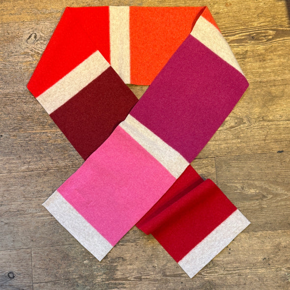 Scottish wool Palette scarf