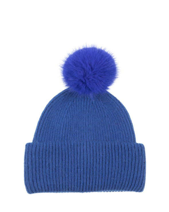 Italian knit pom caps
