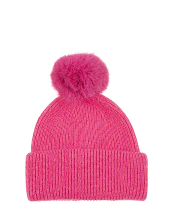 Italian knit pom caps