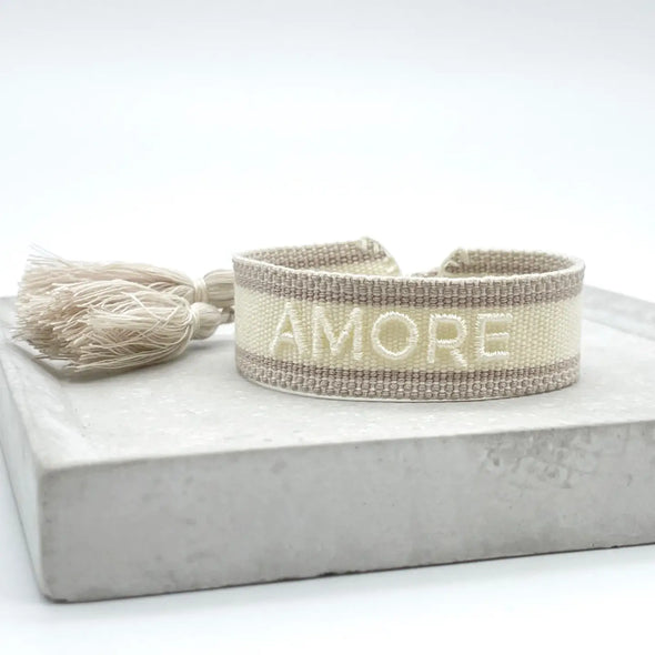 Woven statement bracelets