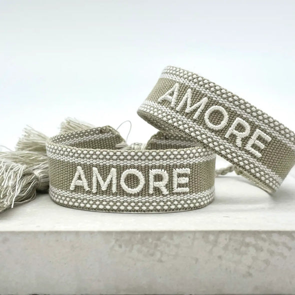 Woven statement bracelets