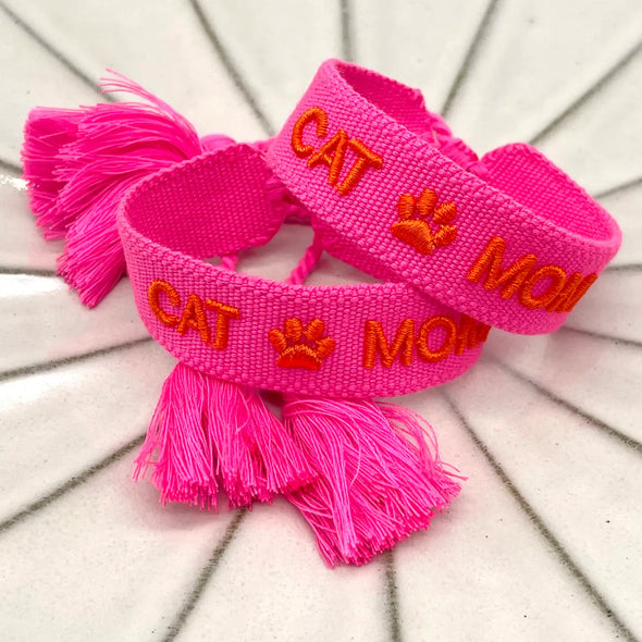 Woven statement bracelets