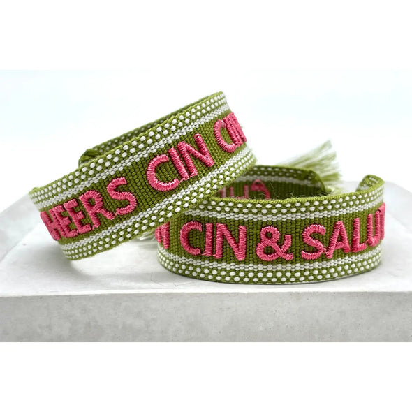 Woven statement bracelets
