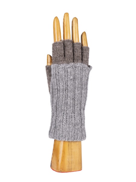 Spanish made wool doubler fingerless gloves