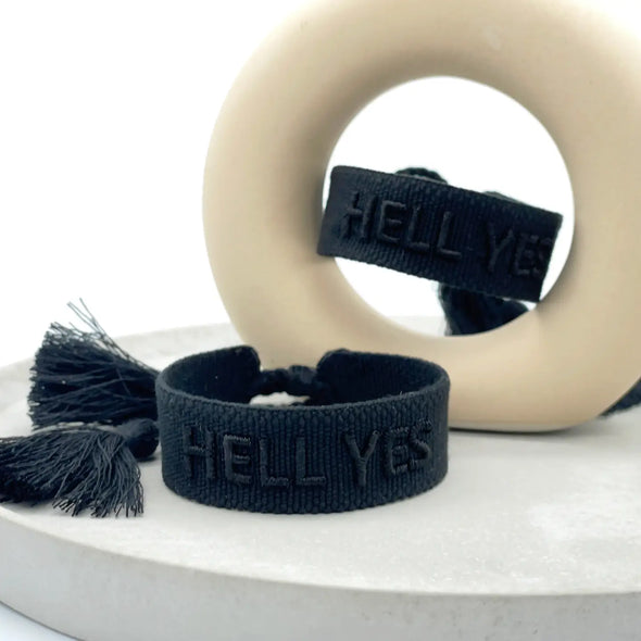 Woven statement bracelets