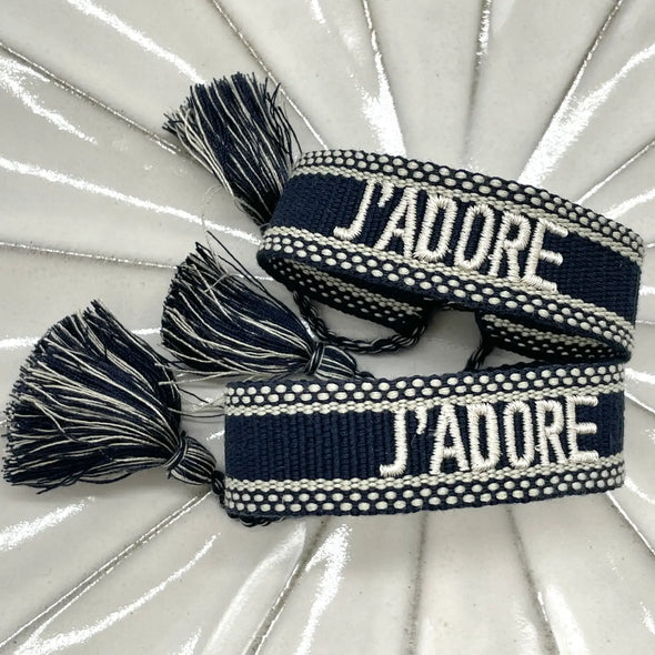 Woven statement bracelets