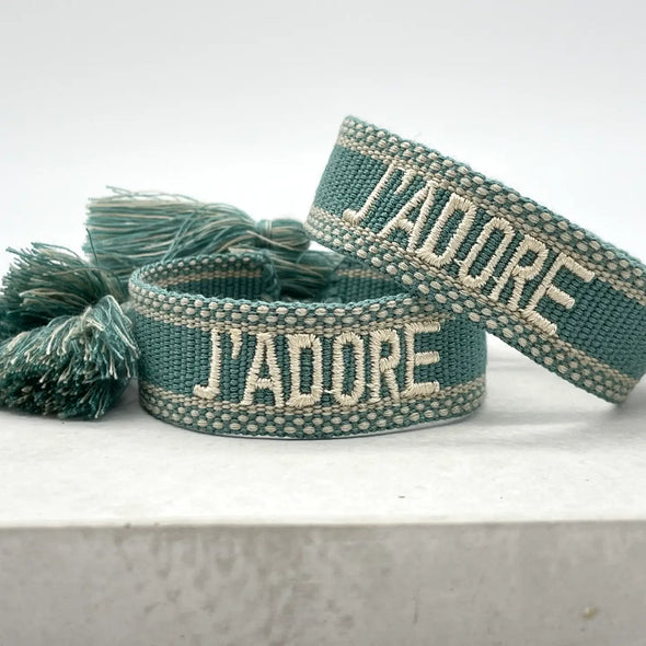 Woven statement bracelets