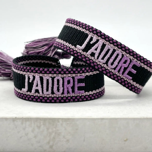 Woven statement bracelets