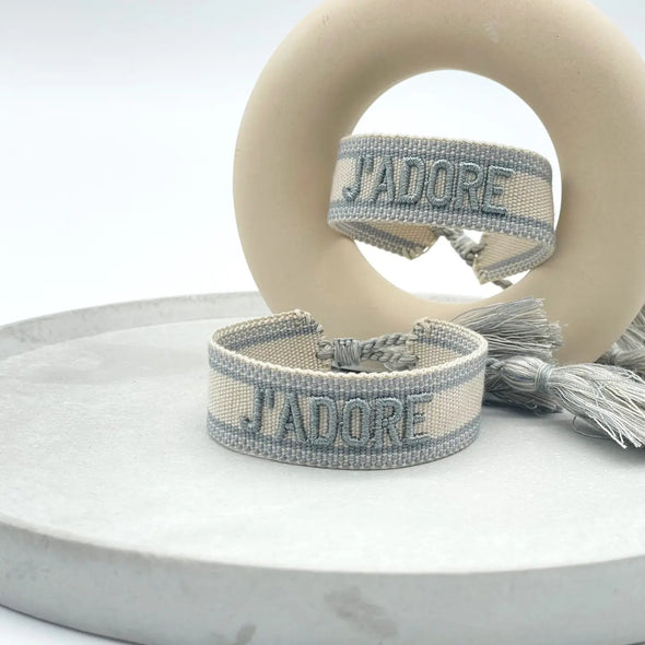 Woven statement bracelets
