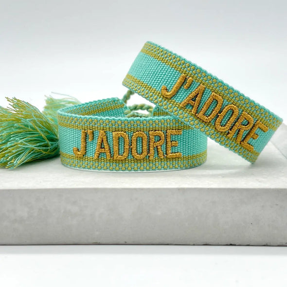 Woven statement bracelets
