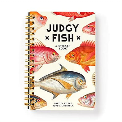 Judgy fish sticker book