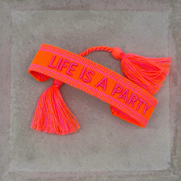 Woven statement bracelets