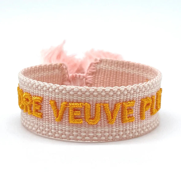 Woven statement bracelets