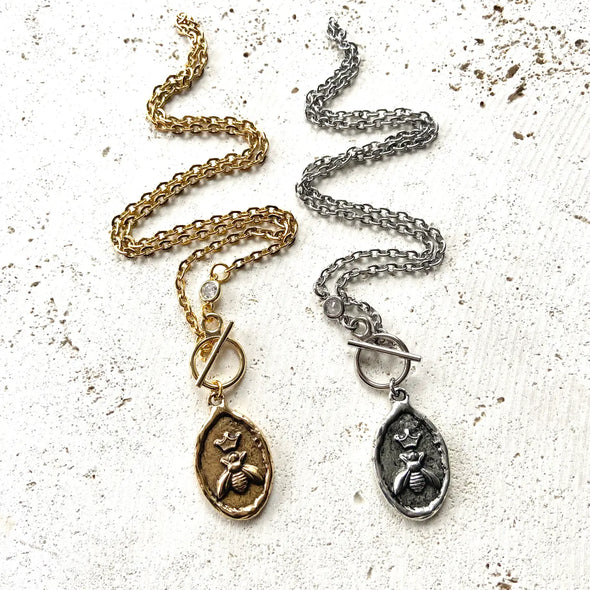 French winged creature necklaces