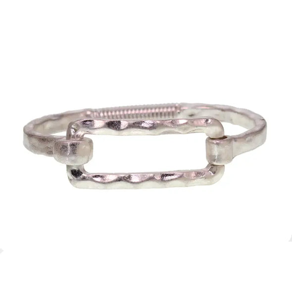 Rectangle hinged bracelet