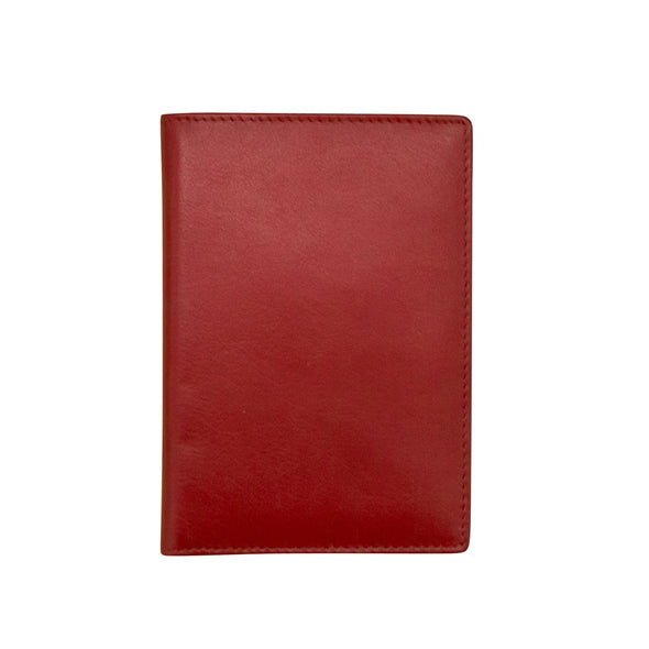 Leather passport case is