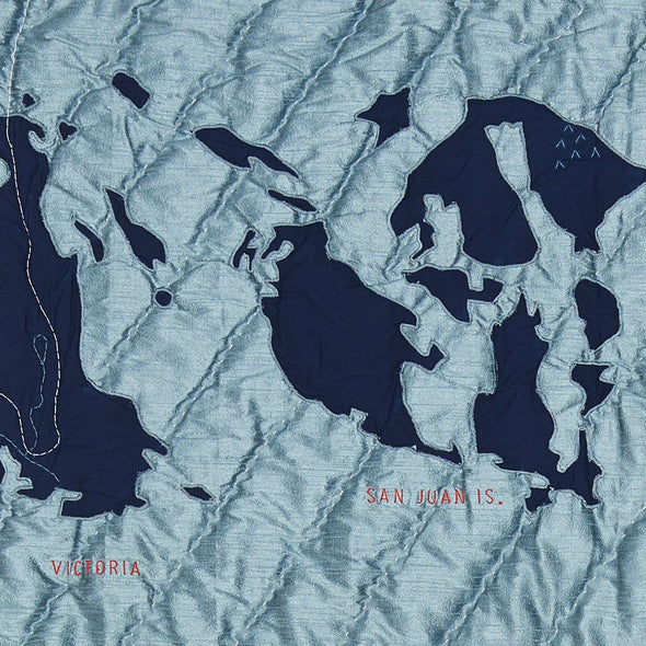 Puget Sound Quilt (With an exclusive custom inclusion of Vashon Island.)