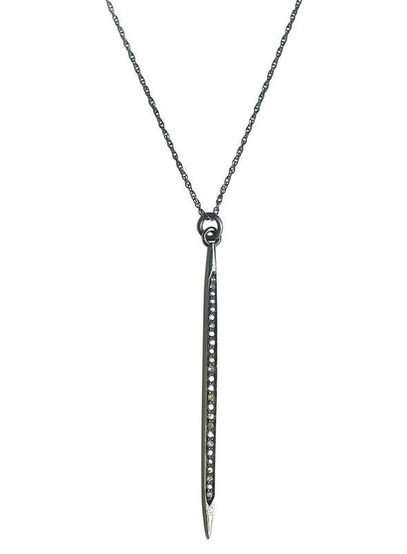 Diamond spike necklace