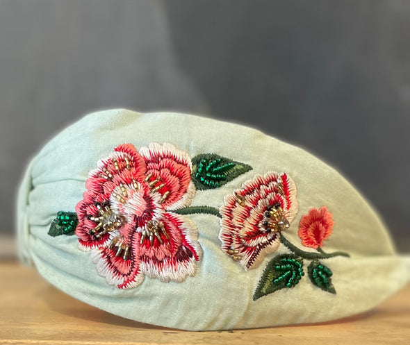 Embroidered headbands