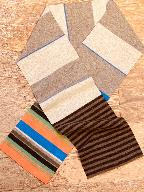 Scottish wool Albers scarf