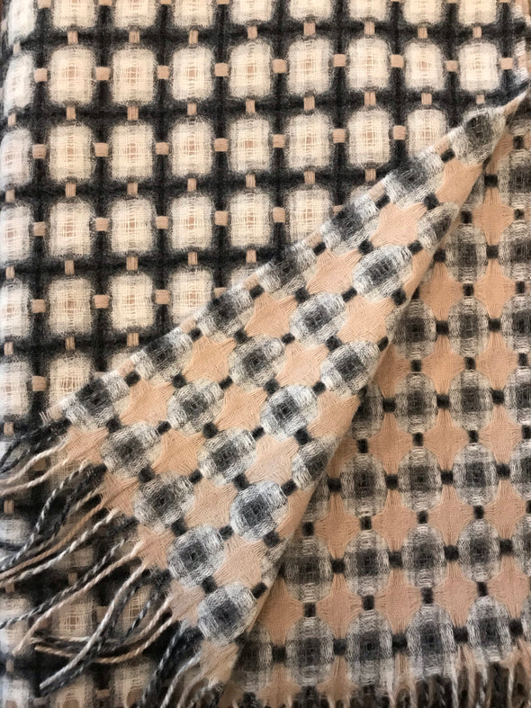 Scottish made lambswool blankets
