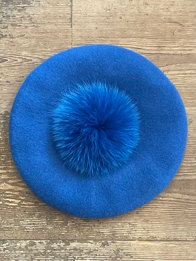 Czech made Pom Pom beret