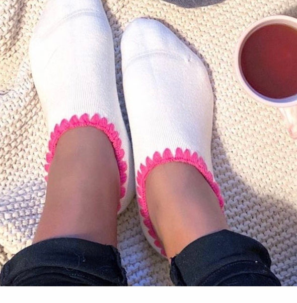 Japanese "no show" slipper socks.
