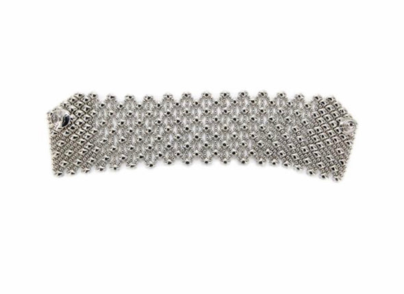 Liquid metal mesh bracelet