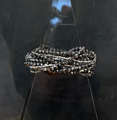 Beaded stone wrap bracelets