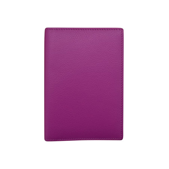 Leather passport case is